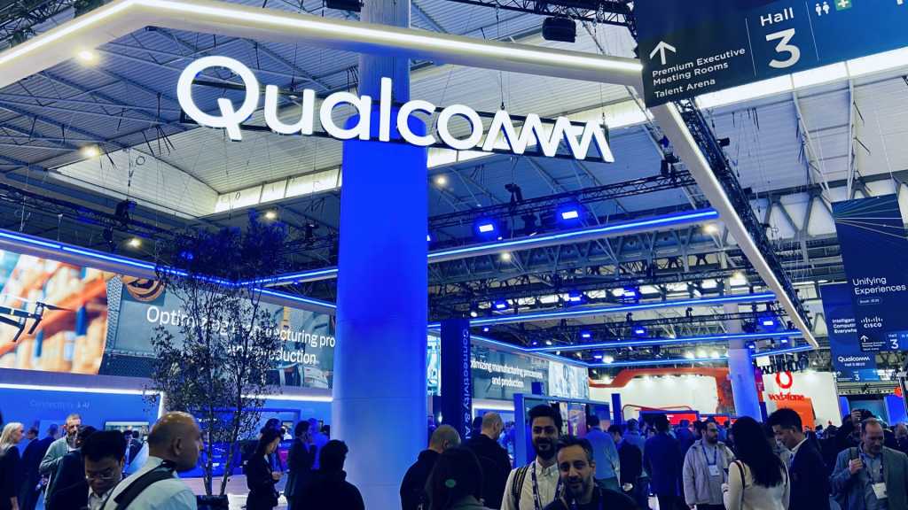 Qualcomm's booth at Mobile World Congress 2024